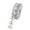 Silver, variant on 1 Roll Creative Snowflake Pattern Lace Decor Christmas Style Beautiful Faux Leather Trim Lace for Home