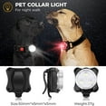 thumbnail image 2 of QUTETN Pet Dog Led Light Lamp Tag Led Dog Collar Light Pendant Glow Night Safety Led Dogs Flashlight For Collar Harness Leash, 2 of 6