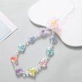 thumbnail image 3 of Funda de teléfono con flores pintadas Kawaii Girl para iPhone 14, 13, 12, 11 Pro Max, Mini, X, XS, XR, 6, 7, 8 Plus, funda trasera Y2k coreana con correa, 3 of 5