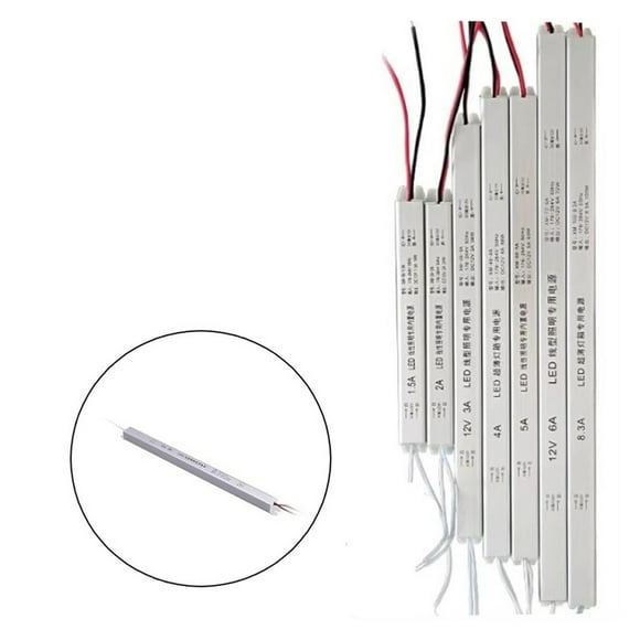 1Pcs 24W 36W 48W 60W 100W LED Driver Power Supply AC220 To DC 12V/24V Ultra Thin Switching LED Driver ,Easy to Operate
