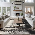 thumbnail image 4 of Brown Bear Large Area Rug 8x10 FT, Non Slip Living Room Throw Carpet, Retro Forest Nature Tree Silhouette Mountain Washable Soft Indoor Outdoor Carpet Non-Shedding Rug for Bedroom Dining Room, 4 of 9