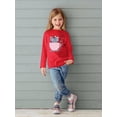 thumbnail image 2 of Cute Cat With Cup Of Coffee Long Sleeve Toddler -Image by Shutterstock,  2 Toddler, 2 of 4