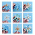thumbnail image 3 of Molde de silicona para copos de nieve de Navidad, sin necesidad de esmerilar, llavero con copos de nieve de resina, colgante, molde de gota de pegamento, 3 of 3