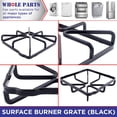 thumbnail image 5 of Whole Parts Range Surface Burner Grate (Black) Part # WB31K10033 - Replacement & Compatible With Some GE Gas Ranges, 5 of 9