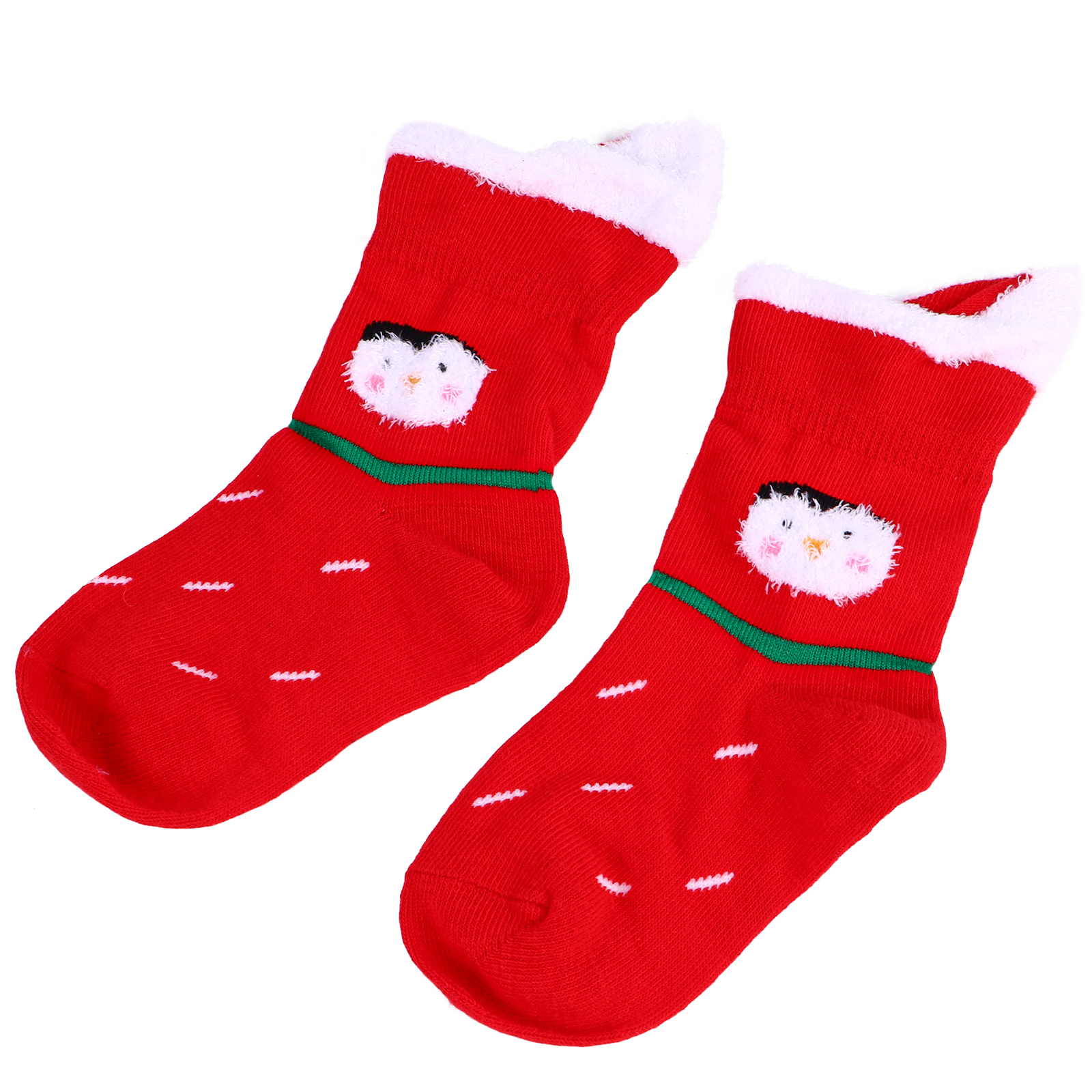 OUNONA 1 Pair Christmas Themed Socks Lovely Kid Socks Kids Cotton