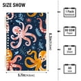 thumbnail image 3 of Cartoon Funny Octopus Notebooks 2 Pcs 1-subject Journal 60 Sheets A5 College Ruled Paper Detachable Ring 8.3"x5.7", 3 of 8