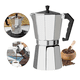 thumbnail image 1 of Cafetera Italiana Manual Expresso Moka 6 Tazas 300ml Xtellar Plateado, 1 of 3