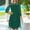 Green, variant on TAIAOJING Women's Dress Plus Size Summer Dresses Hollow Out Long Sleeve Mesh Midi Dress Casual Party Short Dress