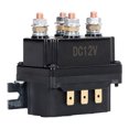 thumbnail image 4 of Relé de cabrestante eléctrico, bobina de latón de 250A, contactor de relé de solenoide de cabrestante de rendimiento estable para ATV 12V, 4 of 8