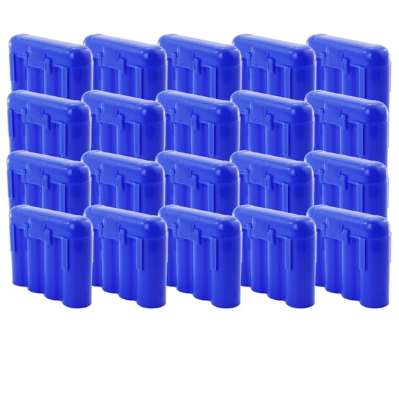 20 EBC Battery Blue Plastic AA AAA Battery Holder Box Storage Cases