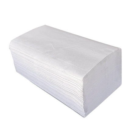 Boardwalk® Boardwalk Green Single-Fold Towels, 1-Ply, 9.13 x 10.25, Natural White, 250/Pack, 16 Packs/Carton