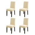 thumbnail image 1 of Wweixi 4pack/lot Stylish Chair Covers For Dining - Transform Dining Room With Ease Durable Cover For Dining beige 1Set, 1 of 6