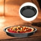 thumbnail image 5 of KAKOWELY 2 bandejas de acero al carbono para pizza, resistentes y duraderas, color negro., 5 of 5