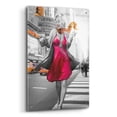 thumbnail image 2 of Epic Art 'Marilyn In The City BW' by JJ Brando, Acrylic Glass Wall Art, 24"x36", 2 of 8