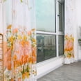 thumbnail image 5 of Curtain Trees Sheer Tulle Window,Voile Drape Valance Fabric,Drapes for Bathroom & Bedroom & Living Room Curtains(100x200cm,Gold), 5 of 9