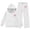White, variant on Auroural Girls Hoodies Girls Sweatpants Wide Leg Children's Winter Printed Hooded Sweatshirt Wide-Leg Pants Casual Sports Fleece-Lined Warmth Two-Piece Set Kids