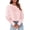 Pink #95, variant on WULMLEO Womens Long Sleeve Crop Tops Loose Fit Fall Cropped Tshirts 2026 Crew Neck Casual Shirts Sky Blue L