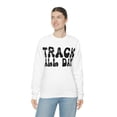 thumbnail image 2 of Track All Day Sweatshirt Track and Field School Spirit Long Sleeve Shirt Female Large, 2 of 6