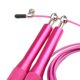 thumbnail image 3 of Cuerda para saltar kusrkot de 118 pulgadas longitud ajustable rosa grueso, 3 of 8
