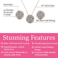 thumbnail image 2 of Cate & Chloe Nelly 18k Rose Gold Plated Jewelry Set with Swarovski Crystals Gift for Women, 2 of 9