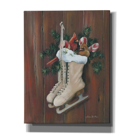 Epic Graffiti 'Cardinals & Skates' by Pam Britton, Canvas Wall Art, 26"x34"