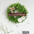 thumbnail image 2 of Esaierr Spring Wreath For Front Door Eucalyptus Wreath,Eucalyptus Wreath With Flowers-Bow Tie, Decor, Green Wreaths Farmhouse Christmas Ornament, 2 of 4
