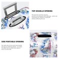 thumbnail image 5 of Daiia Snowy Cottage Holiday Scene Luggage Cover, Thickened Washable Travel Luggage Covers, Elastic Unique Baggage Covers for 18-20 inch Luggage-Medium, 5 of 9