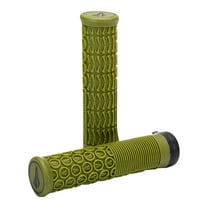 SDG Thrice 33 Lock-On MTB Grips - Olive Green