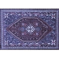 thumbnail image 1 of Ahgly Company Indoor Rectangle Persian Blue Traditional Area Rugs, 5' x 8', 1 of 4