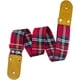 thumbnail image 1 of Correa para guitarra, Strap guitarra acústica, bajo eléctrico, guitarra eléctrica Kidam Escoces rojo, 1 of 3