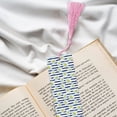 thumbnail image 6 of Kdxio Daisy Striped Nautical Print Metal Tassel Bookmarks,Perfect Gift for Art Lovers and Bookworms Metal Bookmarks for Women, 6 of 8