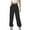 Black, variant on Meresysid Women's Winter Warm Casual Straight Pants With Pocket Pants Black