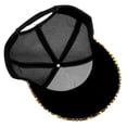 thumbnail image 6 of Baseball Caps Mesh Dad Snapback Outdoor Hats for Men Women, Gold Pattern Of Hexagons, 6 of 7