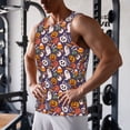 thumbnail image 5 of KLL Pumpkin And Flying Bat1 Print Men's Muscle Gym Workout Stringer Tank Tops Bodybuilding Fitness T-Shirts Tank Tops Men-4X-Large, 5 of 7