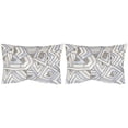 thumbnail image 3 of Safavieh  Ricci Lilac Haze Throw Pillows (12-inches x 18-inches) (Set of 2), 3 of 3