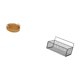 thumbnail image 5 of Cestas De Frutas Tejidas, Cuenco Para Aperitivos, Plato Para Pan, Estantes Flotantes Para Colgar En La Pared, Organizador De Pared De Metal Para Baño, Cesta De Almacenamiento De Alambre Para, 5 of 8