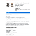 thumbnail image 2 of Rear Brake Pad Set - Compatible with 2006 - 2011 Volvo S40 2007 2008 2009 2010, 2 of 2