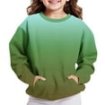 thumbnail image 5 of Erwazi Kids Athletic Sweatshirts with Pockets Boys Girls Casual Long Sleeve No Hoodies Sweatshirt Soft Warm Fall Winter Trendy Pullover Tops, 5 of 6