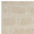 thumbnail image 5 of SAFAVIEH Memphis Alden Brick Layout Shag Area Rug, Cream/Beige, 4' x 6', 5 of 6