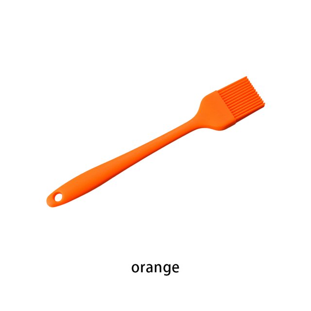 Portable Silicone spatula for High Resistant Kitchen Baking Brushes Home Tool Accessories spatula for Kitchen,Silicone spoon Kitchen Orange