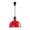 Red, variant on Luzkey Food Heat Lamp, Hanging Retractable Heat Lamp, without Bulb, 275W E27 Buffet Heating Lamp , Red