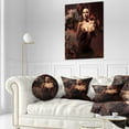 thumbnail image 1 of Sexy Nude Woman in Burning Paper - Brown, 1 of 3
