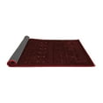 thumbnail image 2 of Ahgly Company Indoor Round Abstract Red Contemporary Area Rugs, 7' Round, 2 of 4