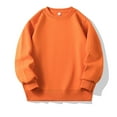 thumbnail image 2 of Ccpelsie Toddler Boys Sweatshirts Cotton Long Sleeve Pullover Crewneck Tops Cartoon Sport Shirts for Kids(Orange,5-6 Years), 2 of 4