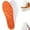 Orange, variant on Men's and women's step-through insoles, massage insoles, cloud insoles, comfortable step-through insoles, memory foam arch support insoles, relieve arch pain, suitable for all shoe types.