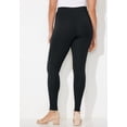 thumbnail image 2 of Catherines Women's Plus Size Ultra-Knit Ponte Legging, 2 of 5