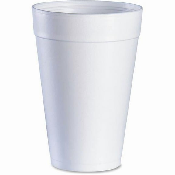 Dart Container 32 oz Big Drink Foam Cups - White