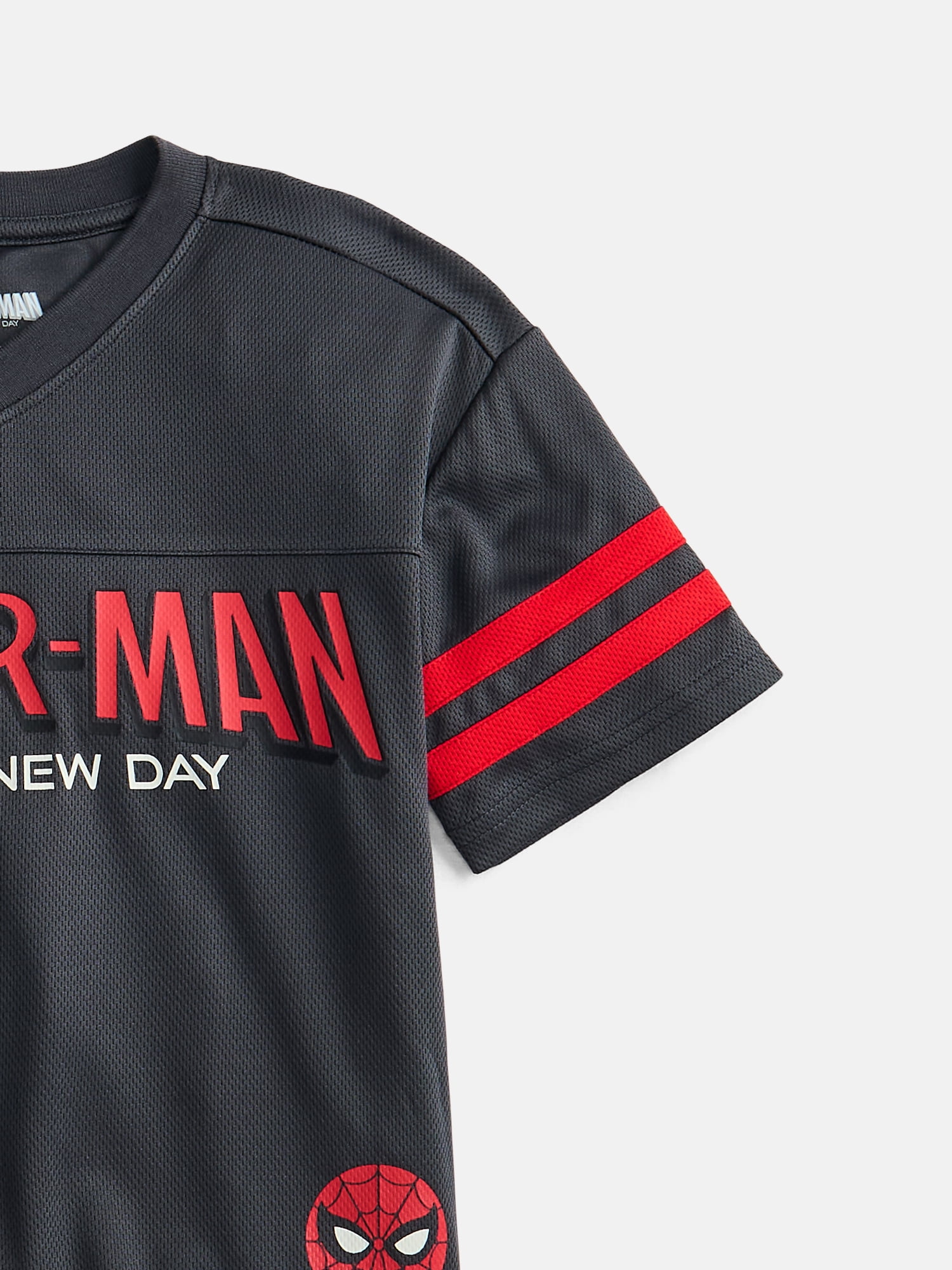 Wonder Nation Boys' Spider-Man Graphic Jersey with Short Sleeves, Sizes 4-18