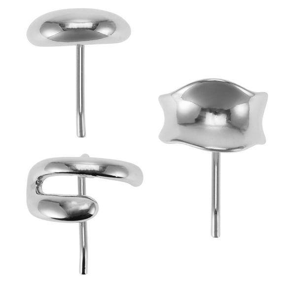 Unique Bargains 3 Pcs Ponytail Buckle Hair Clip Strong Hold Hair Jaw Clips Decoration for Women Silver Tone