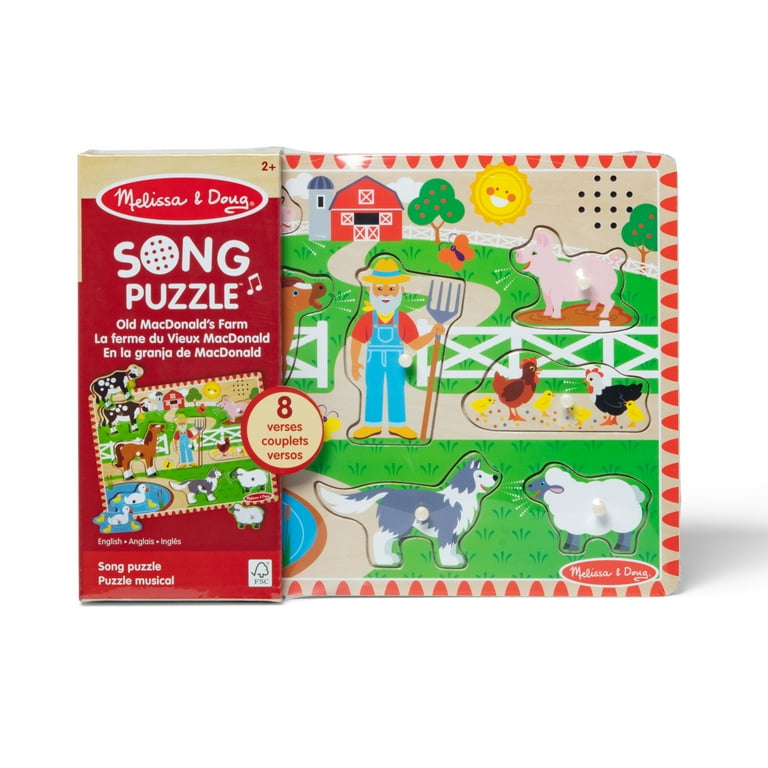Melissa Doug Old MacDonald s Farm Sound Puzzle
